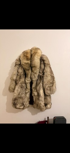 Pelzmantel silberfuchs - pelzmantel,